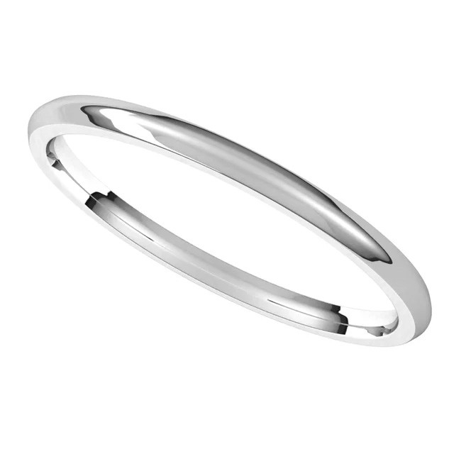 1.5mm Platinum Comfort Fit Medium Weight Wedding Band - band001-1.5mm ...