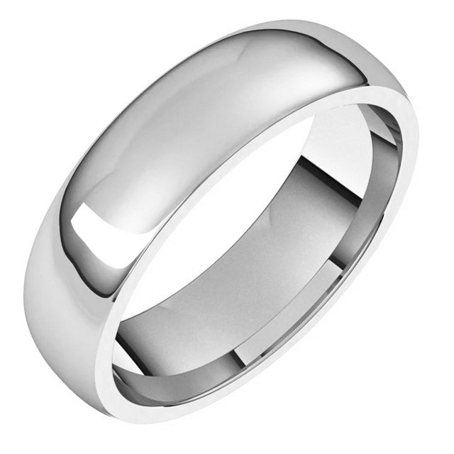 5mm Comfort Fit Medium Weight Wedding Band - band001-5mm - MoissaniteCo.com