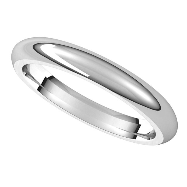 3mm Comfort Fit Heavy Weight Wedding Band - band002-3mm 