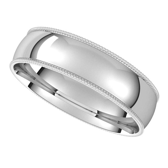 Men's heavy Platinum 5mm Court Wedding Ring UK | NEWBURY'S