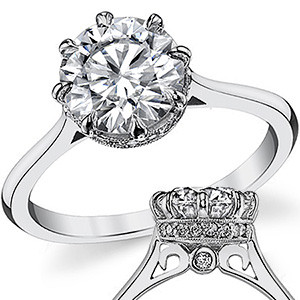 8 prong solitaire setting