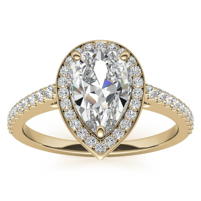 adelaar achterzijde Barmhartig Moissanite Engagement Rings - MoissaniteCo.com