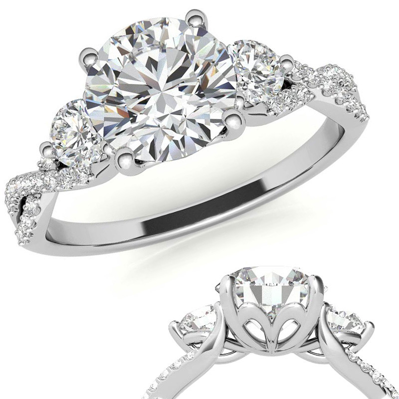Infinity Symbol Engagement Rings | Celtic wedding rings, Matching wedding  rings, Custom wedding rings