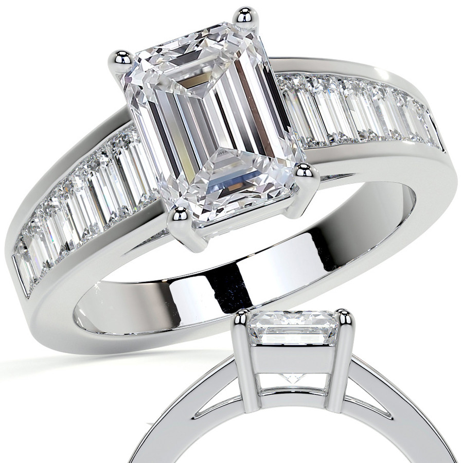 Define Channel Deep Sapphire & Diamond Ring - Tailored Jewel