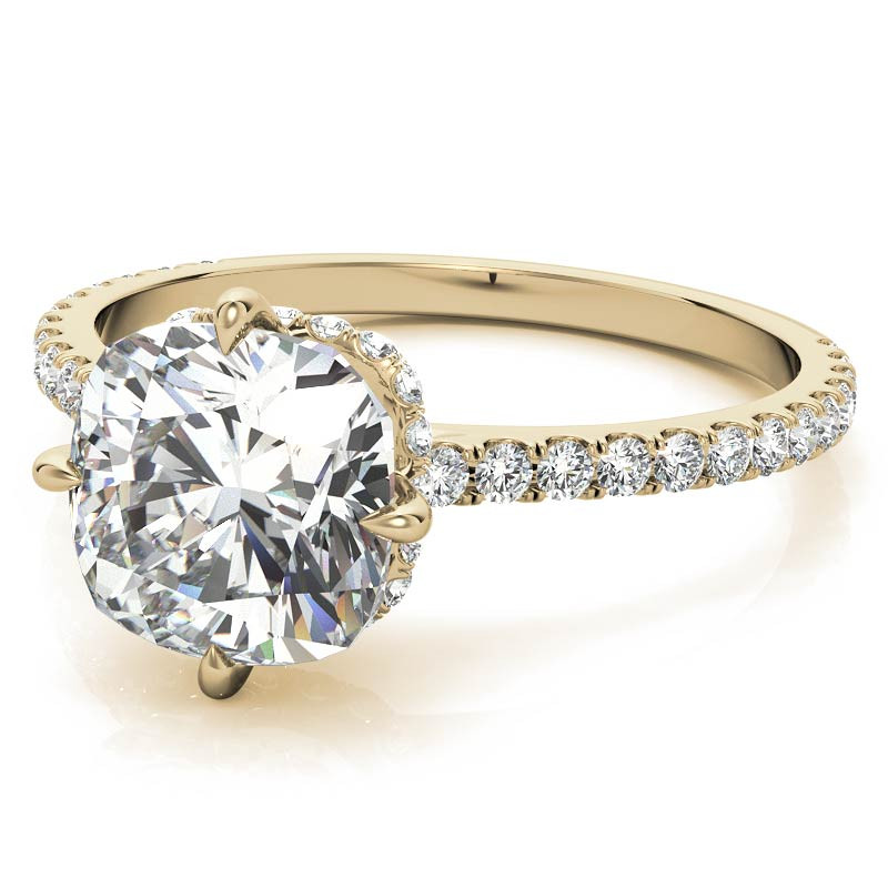 NESW-Oriented Cushion Moissanite Engagement Ring - enr643-cu ...