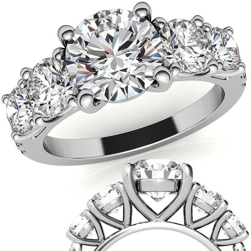 Buy Five Stone Diamond Rings Online | Austen Blake