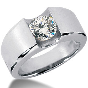 mens moissanite jewelry