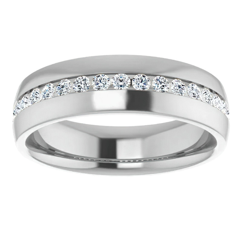 2mm/0.57ct Round Channel Set Moissanite Mens Band - mens213-rd-2 ...
