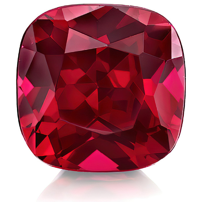 Cushion Cut Lab Grown Ruby Loose Stone - cushion-ruby-loose