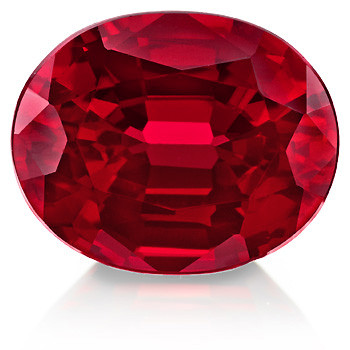 RUBY 8 x 6 MM OVAL CUT CALIBRATED COMMERCIAL SOLD PER STONE F-2343