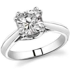 double prong cushion cut