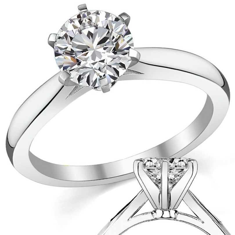 Cathedral Flat Band Square Moissanite Ring In 950 Platinum