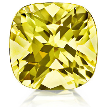 Cushion cut yellow sapphire deals