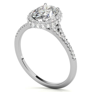 Cathedral Halo & Side Halo Oval Moissanite Eng Ring - eng073-ov ...