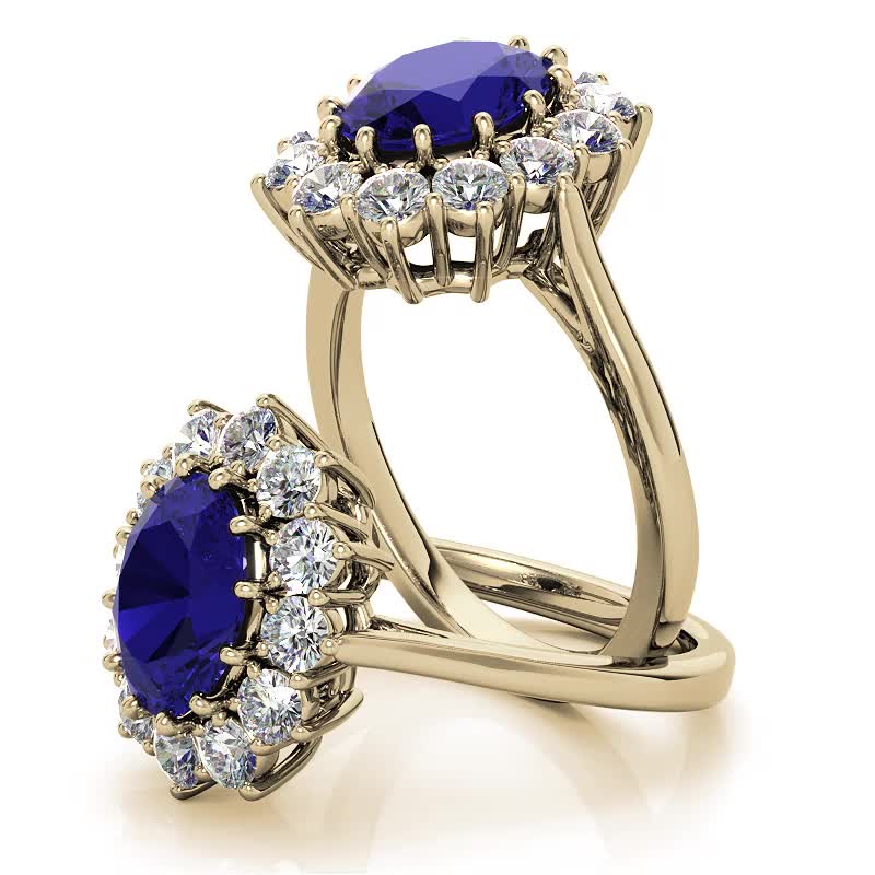 Princess Diana Silver and Sapphire Ring – Clogau