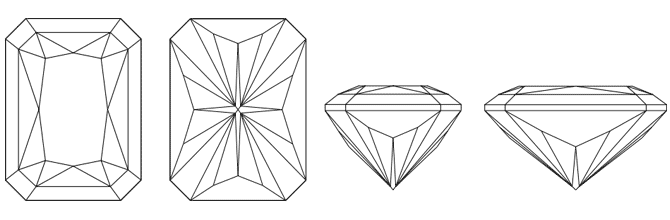 Moissanite Radiant