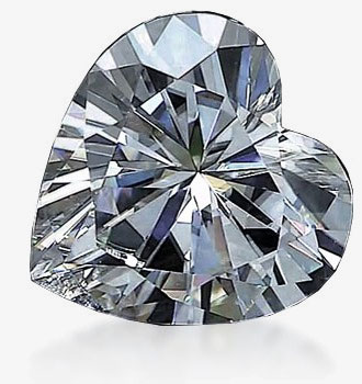 heart shaped moissanite stones