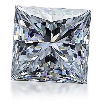 Princess Cut Loose Moissanite Forever One Forever One Oval